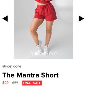 Vitality (used to be balanced, Athletica) mantra, short size large